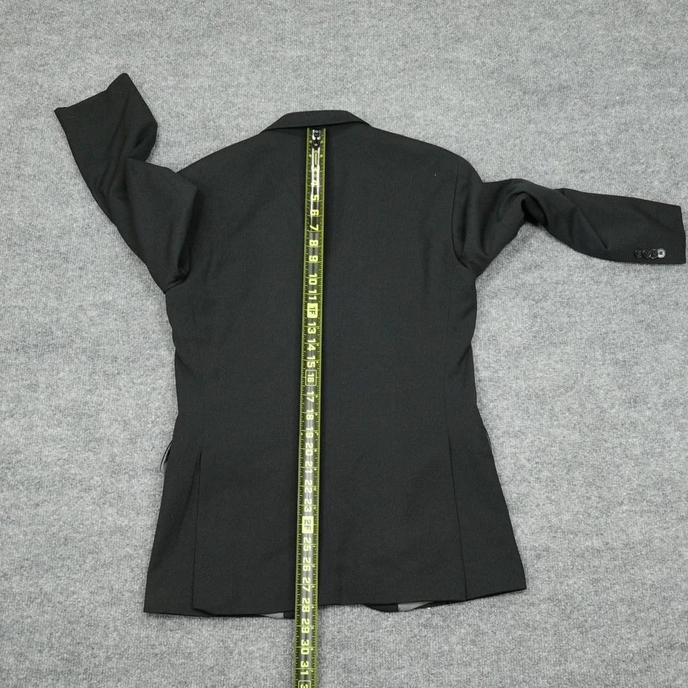 J.Ferrar Suit Jacket Men 34 Short Black Two Button Double Vented Formal Business